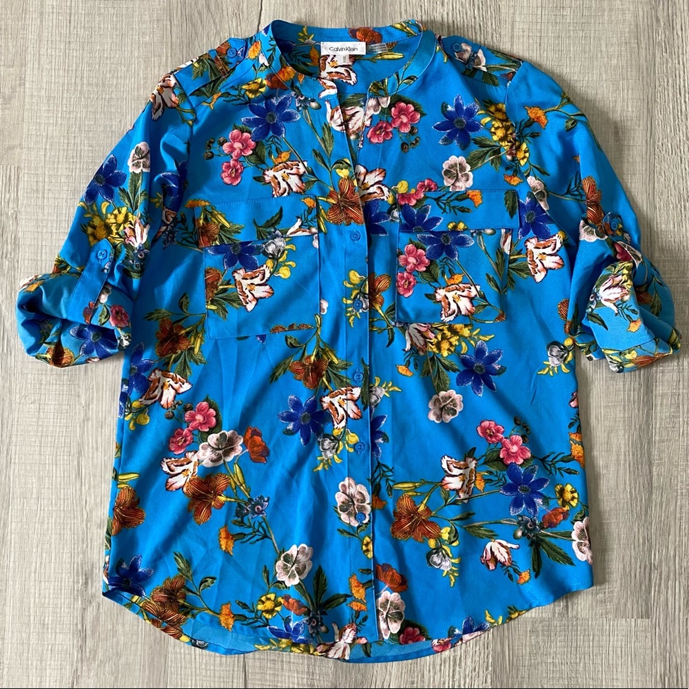 Calvin Klein Floral Blouse
